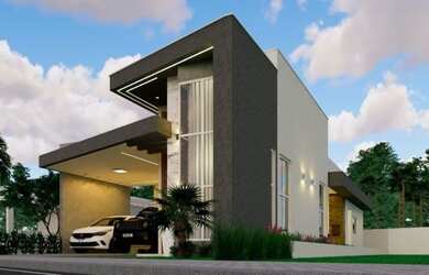 Imagem: A casa em condomínio possui 3 Dormitórios, 4 Banheiros, 4