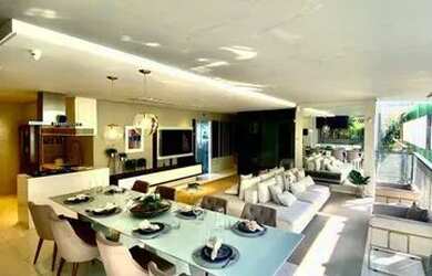 Imagem: O apartamento possui 4 Dormitórios, 5 Banheiros, 3 Vagas na