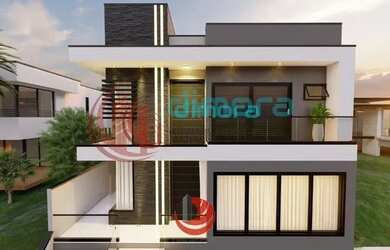 Imagem: A casa possui 3 Dormitórios, 4 Banheiros, 4 Vagas na garagem