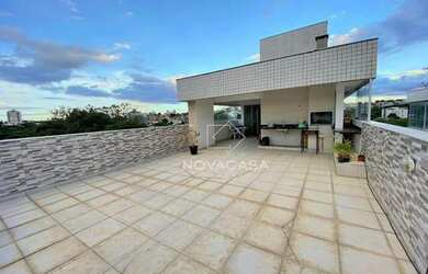 Imagem: O apartamento na cobertura possui 4 Dormitórios, 4 Banheiros