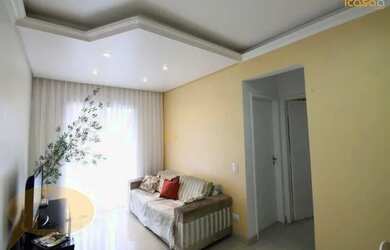 Imagem: O apartamento e possui 2 Dormitórios, 1 Banheiro, 2 Vagas na