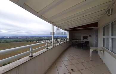 Imagem: O apartamento na cobertura possui 4 Dormitórios, 5 Banheiros