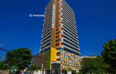 Imagem: O apartamento possui 1 Dormitório, 1 Banheiro, 1 Vaga na garagem