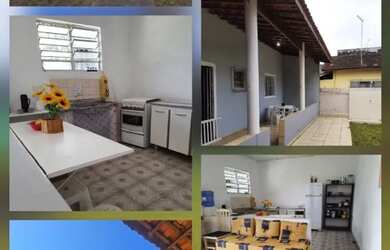 Imagem: A casa possui 1 Dormitório, Acomodam 5 pessoas e 2 Vagas na