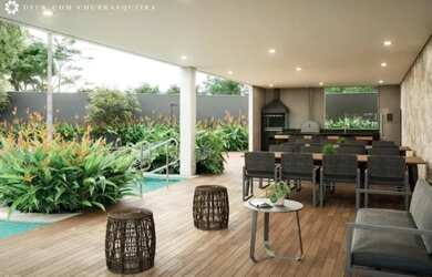 Imagem: A casa em condomínio possui 3 Dormitórios, 3 Banheiros, 3