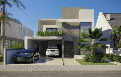 Imagem: A casa em condomínio possui 3 Dormitórios, 4 Banheiros, 2