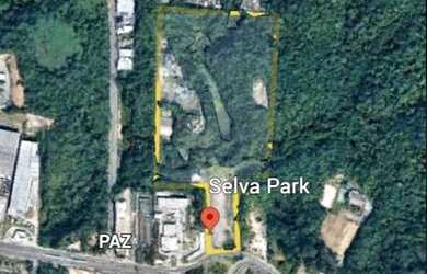 Imagem: O terreno possui 142.000m² de Área e está localizado em