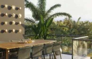 Imagem: O apartamento possui 1 Dormitório, 1 Banheiro, 1 Vaga na garagem