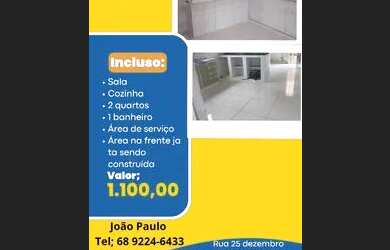 Imagem: A casa possui 2 Dormitórios, 1 Banheiro, 1 Vaga na garagem