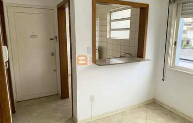 Imagem: O apartamento possui 1 Dormitório, 1 Banheiro, 34m² de Área