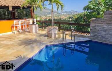 Imagem: A casa possui 4 Dormitórios, 4 Banheiros, 3 Vagas na garagem