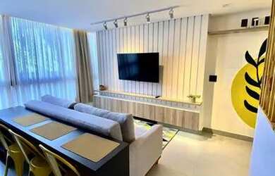 Imagem: O apartamento possui 1 Dormitório, 1 Banheiro, 1 Vaga na garagem