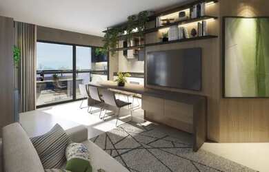 Imagem: O apartamento possui 2 Dormitórios, 2 Banheiros, 2 Vagas na