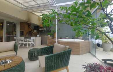 Imagem: O apartamento na cobertura possui 2 Dormitórios, 3 Banheiros