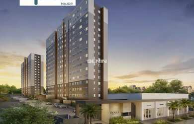 Imagem: O apartamento possui 2 Dormitórios, 1 Banheiro, 1 Vaga na garagem