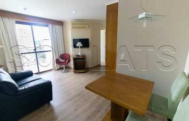 Imagem: O studio possui 2 Dormitórios, 1 Banheiro, 1 Vaga na garagem