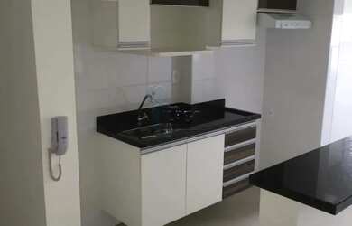 Imagem: O apartamento possui 1 Dormitório, 1 Banheiro, 1 Vaga na garagem