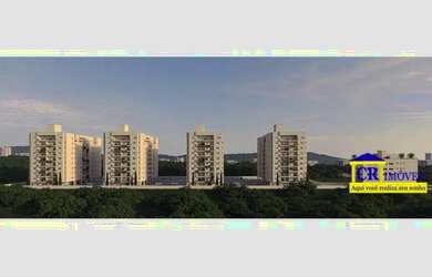 Imagem: O apartamento possui 2 Dormitórios, 1 Banheiro, 1 Vaga na garagem