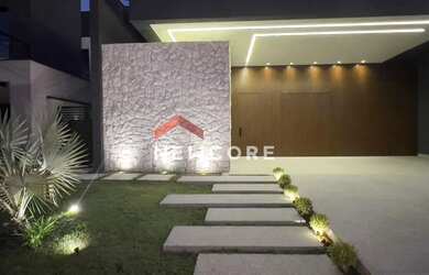 Imagem: A casa em condomínio à venda possui 4 Dormitórios, 5 Banheiros