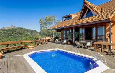 Imagem 4: Casa espetacular no Jardim Botânico com vista cinematográfica