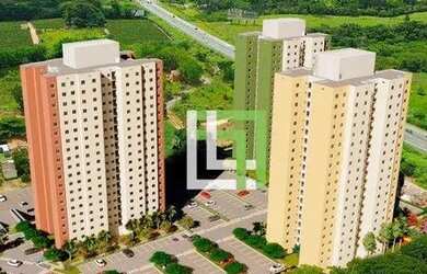 Imagem: O apartamento possui 2 Dormitórios, 1 Banheiro, 1 Vaga na garagem