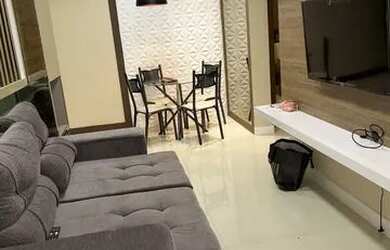 Imagem: O apartamento possui 2 Dormitórios, 1 Banheiro e Imóvel mobiliado