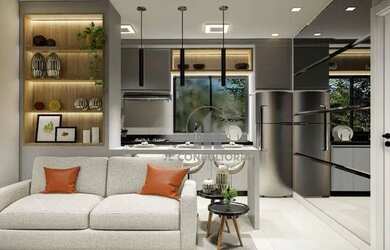 Imagem: O apartamento possui 1 Dormitório, 1 Banheiro, 29m² de Área