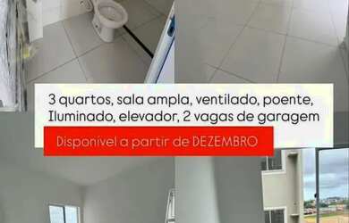Imagem: O apartamento possui 3 Dormitórios, 2 Banheiros, 2 Vagas na