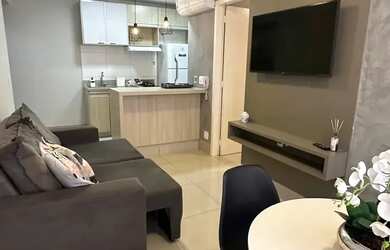 Imagem: O apartamento possui 1 Dormitório, 1 Banheiro, 40m² de Área