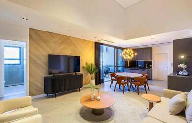 Imagem: O apartamento possui 3 Dormitórios, 4 Banheiros, 3 Vagas na