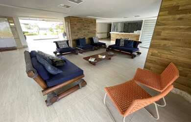 Imagem 6: Apart-Hotel com 163 m3 de área total e 129 m2 privativos, com Cobertura, Mobiliada, Frente