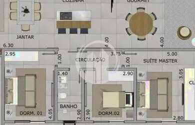 Imagem 10: Casa à venda com 3 dormitórios sendo 1 suíte - Condomínio Campos de...