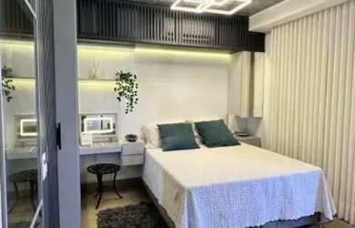 Imagem: O studio possui 1 Dormitório, 1 Banheiro, 1 Vaga na garagem