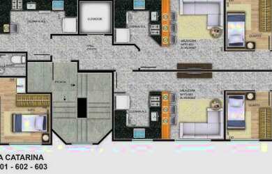 Imagem 3: Apartamento à venda, 58 m² por R$ 750.000,00 - Lourdes - Belo Horizonte/MG