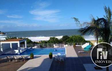 Imagem 1: Mansão Alto Padrão Frente e Vista Mar 6 Suítes par Locação Anual...