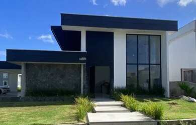 Imagem: A casa em condomínio possui 4 Dormitórios, 5 Banheiros, 4