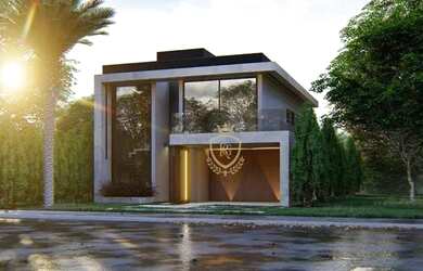 Imagem: A casa em condomínio possui 3 Dormitórios, 5 Banheiros, 2