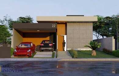 Imagem: A casa em condomínio possui 3 Dormitórios, 3 Banheiros, 4