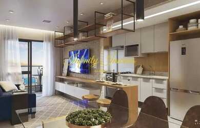 Imagem: O apartamento possui 2 Dormitórios, 2 Banheiros, 1 Vaga na