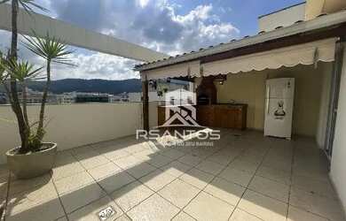 Imagem: O apartamento na cobertura possui 3 Dormitórios, 2 Banheiros