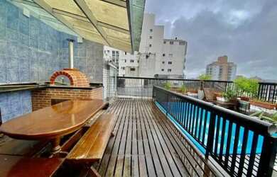 Imagem: O apartamento na cobertura possui 5 Dormitórios, 5 Banheiros