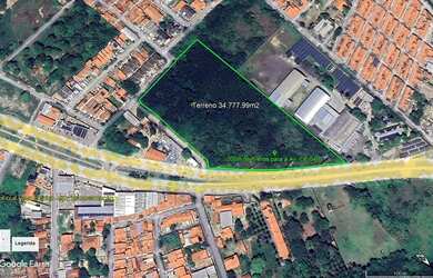 Imagem: O terreno possui 34777m² de Área e está localizado em Messejana