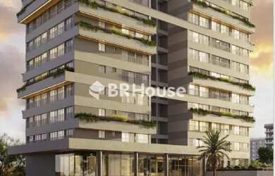 Imagem: O apartamento possui 1 Dormitório, 1 Banheiro, 1 Vaga na garagem