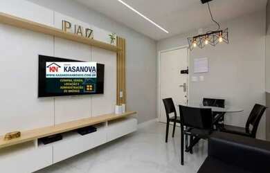 Imagem: O apartamento possui 1 Dormitório, 1 Banheiro, 40m² de Área