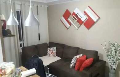 Imagem: O apartamento possui 2 Dormitórios, 1 Banheiro, 1 Vaga na garagem