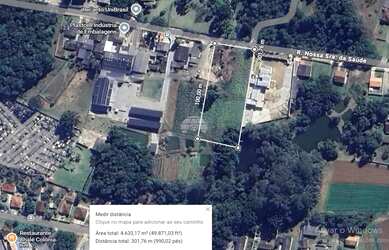 Imagem: O terreno possui 4629m² de Área e está localizado em Colônia