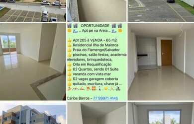 Imagem 1: Apt Pé na Areia - Praia Flamengo -Salvador