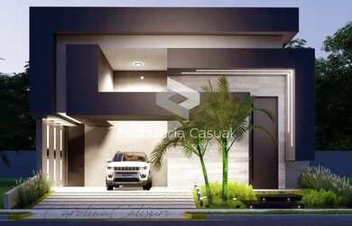 Imagem: A casa em condomínio possui 3 Dormitórios, 4 Banheiros, 4