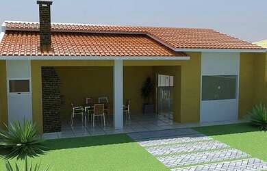 Imagem: A casa à venda possui 4 Dormitórios, 3 Banheiros e 2 Vagas