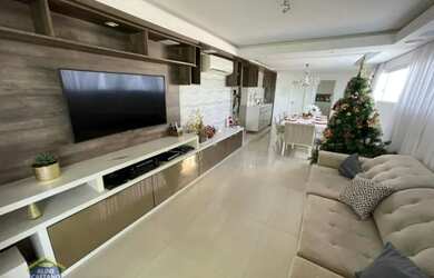 Imagem: O apartamento na cobertura possui 4 Dormitórios, 4 Banheiros